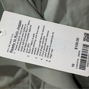 Lululemon Ready to Rulu Jogger